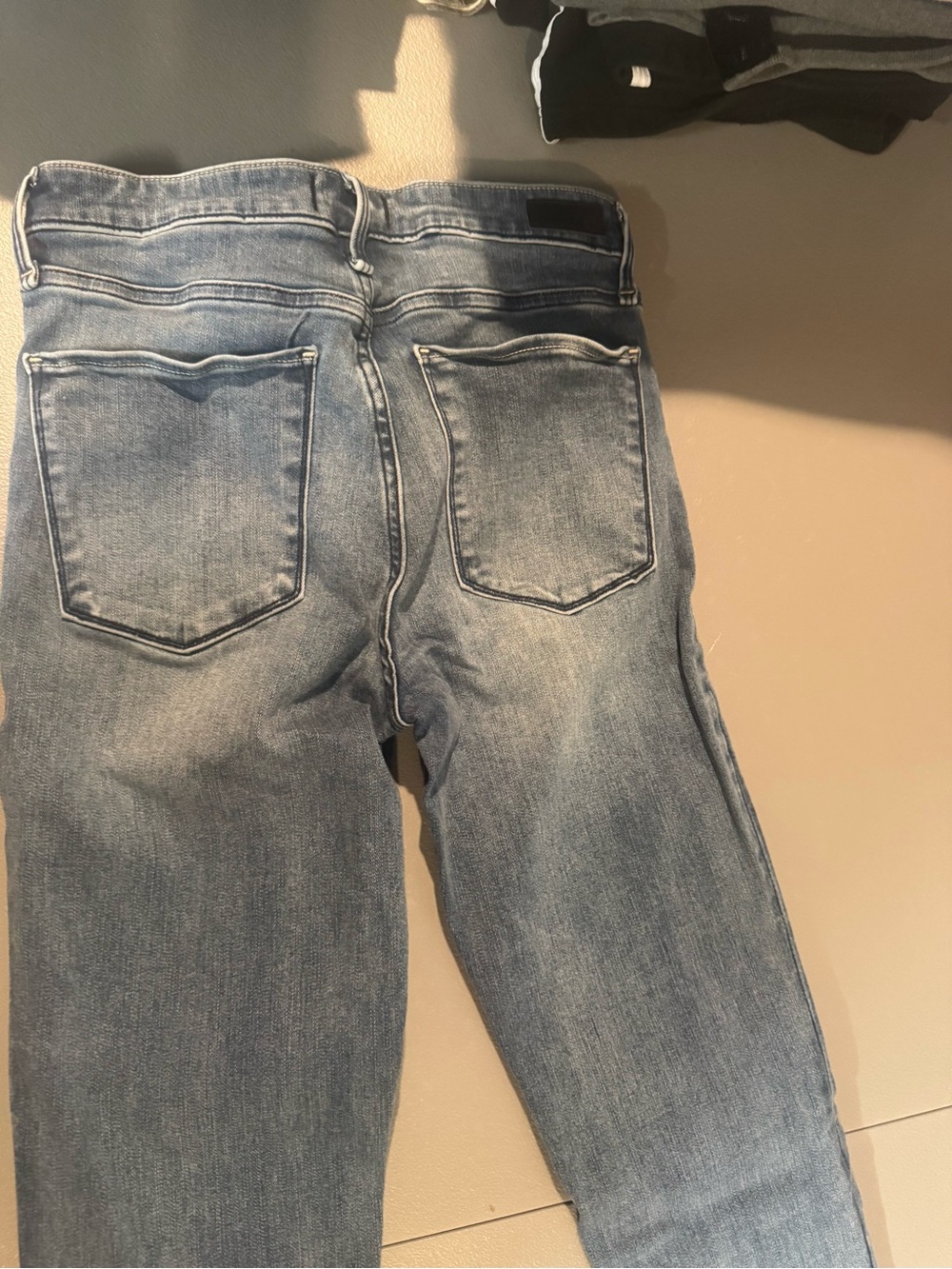 Abercrombie & Fitch Light Blue High-Rise Super Skinny Jeans